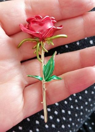 Розкішна брош троянда1 фото