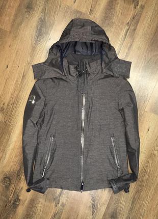 Крутая брендовая серая куртка ветровка штормовка superdry оригинал