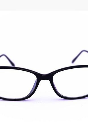 Имиджевые классические очки . стильные имиджевые очки черного цвета.