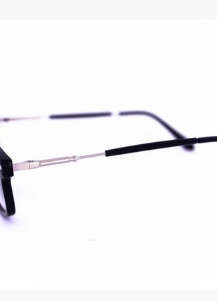 Имиджевые классические очки . стильные имиджевые очки черного цвета.2 фото