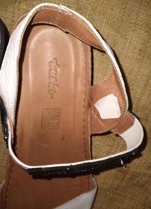 40 р-25.5-26 см кожа легкие мягкие удобные сандали husko spain на широкую с подьемом2 фото