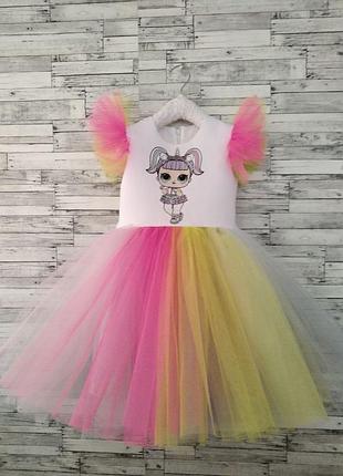 Платье лол детское нарядное для девочек