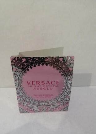Versace bright crystal absolu парфумована вода (міні)1 фото