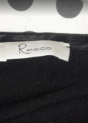 Rand co \  блуза с леопардовым принтом и тонкой кружевной полоской внизу, тонкая2 фото