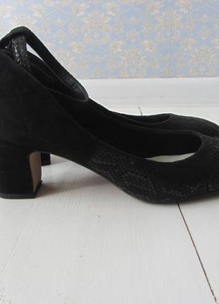 Туфли замшевые