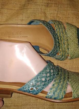 41р-27 см шкіра на широку з подьемом шльопанці vabene swess made