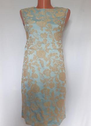 Платье морской волны  jimmy key (размер 36-38)7 фото