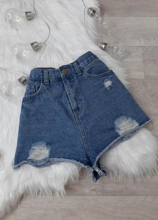 Джинсовые шорты missguided