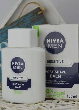 Заспокоюючий Бальзам після гоління для чутливої шкіри nivea for men active comfort2 фото