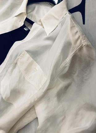 Шелковая рубаха/блуза с длинным рукавом италия 🇮🇹9 фото