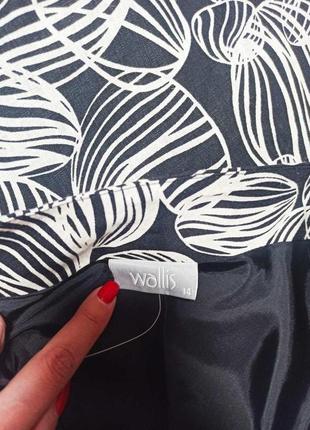 Восхитительная юбка wallis льняная 42 размер4 фото