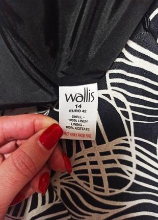 Восхитительная юбка wallis льняная 42 размер5 фото