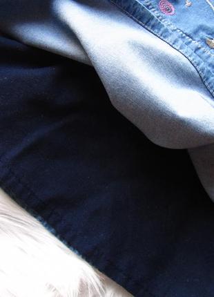 Стильный джинсовый сарафан платье mothercare2 фото