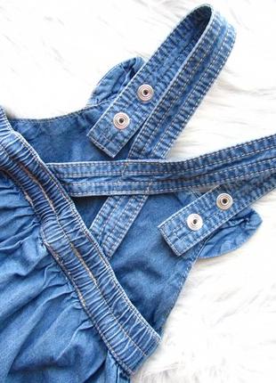 Стильный джинсовый сарафан платье mothercare5 фото
