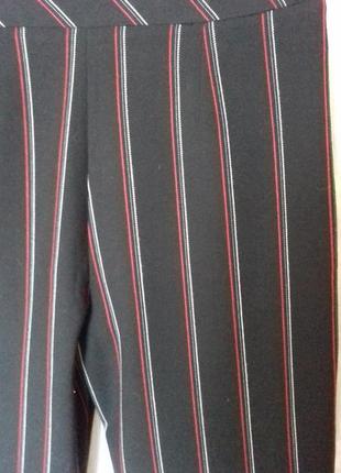 F&f / свободные брюки в полоску / штаны с карманами 6