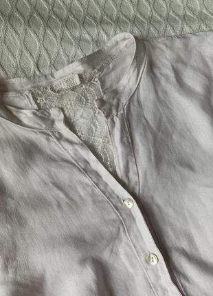 Шикарная итальянская льняная рубашка/блуза10 фото