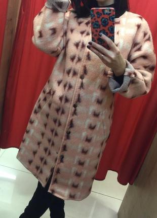 Пальто шерстяне oversize