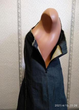 Сарафан, платье, лен, хлопок 4