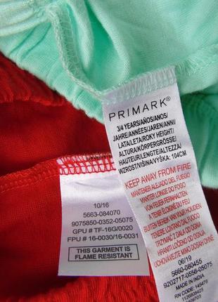 Набор 2 шт. пижамные штаны primark 3-4 года 98 см2 фото