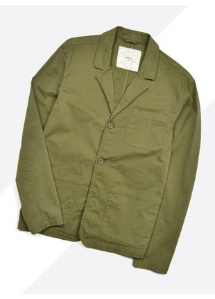 Minimum l / хлопковый жакет в стиле military/workwear хаки оливковый garment dyed3 фото