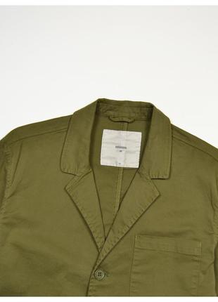 Minimum l / хлопковый жакет в стиле military/workwear хаки оливковый garment dyed6 фото