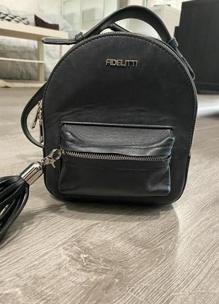 Оригинальный кожаный рюкзак fideliti