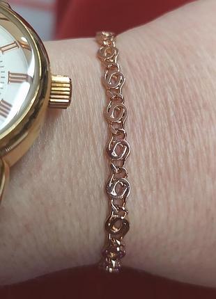 Браслет греческий мед золото арт 970222246