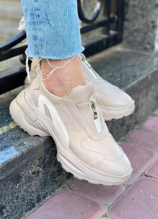 Женские кроссовки натуральная кожа с 36 по 40 размеры