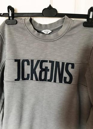 Світшот кофта сіра jack&jones2 фото