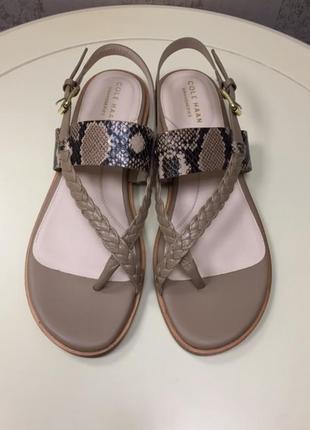 Жіночі сандалі cole haan, шкіра, оригінал, нові, розмір 39.4 фото