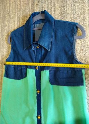 Стильная джинсовая блуза / рубашка (идеально для кормящих мам!) 🤗🔝 sale!8 фото