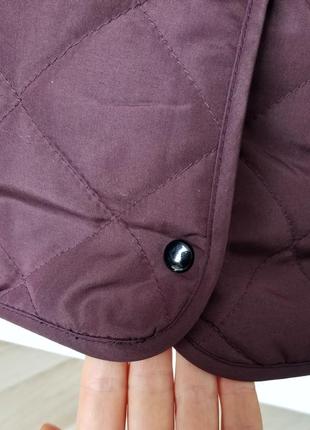 Стильна болонєва куртка оверсайз стьобана куртка жіноча бордова7 фото