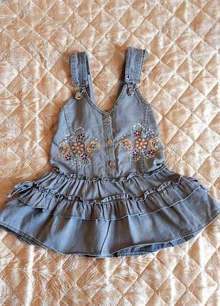 Джинсовый сарафанчик.