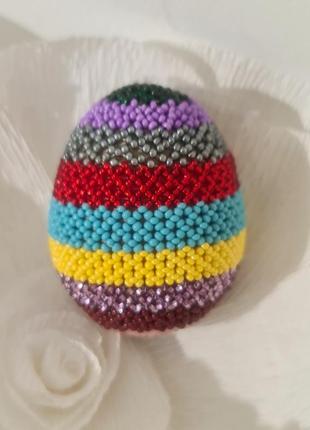 Пасхальные яички из бисера