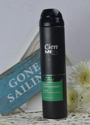 Чоловічий дезодорант-антиперспірант cien men's fresh deodorant burst німеччина3 фото