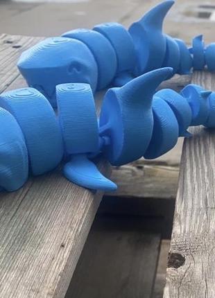 Акула большая игрушка морские жители baby shark3 фото