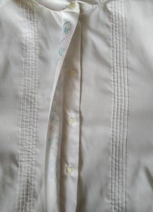 Ошатна біла блузка з вишивкою7 фото
