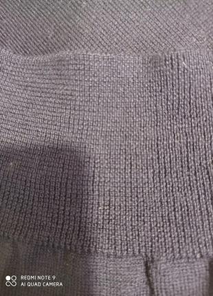 Р5. шерстяно мериносовая шерсть итальянский пуловер темно-синий нави woolmark меринос вовна вовняний7 фото