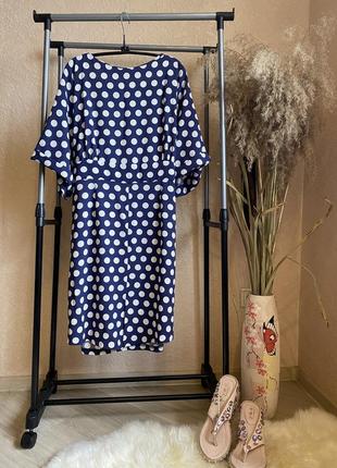 Платье в горошек 20-22 р closet
