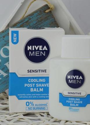 Охолоджуючий бальзам після гоління nivea men sensitive cooling post shave balm2 фото