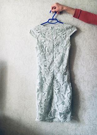 Новое нарядное нежное платье платьице плаття сукня кружевное8 фото
