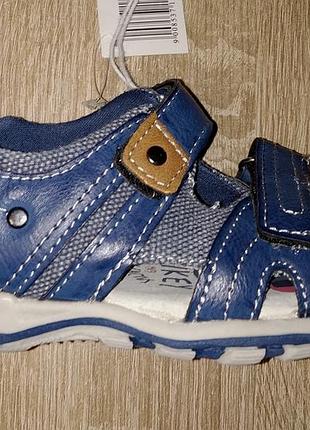 Сандалі босоніжки для хлопчика шкіряна устілка lupilu