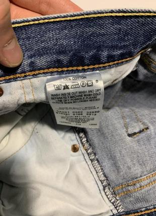 Мужские оригинальные светлые джинсовые шорты levi’s 501 32 m5 фото