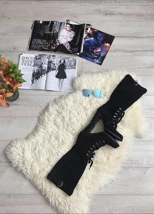 Geox-замшевые ботинки-сапоги на шнуровки 💫