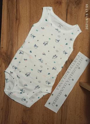 Боді бодік майка картерс carters короткий рукав поштучно