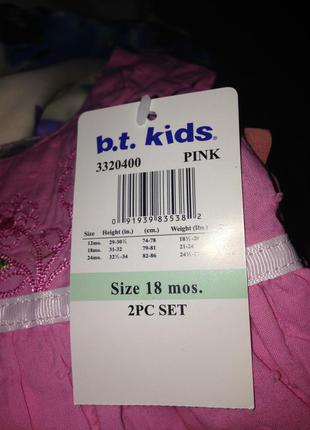 Платье розовое 18 мес. bt kids2 фото