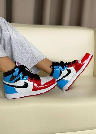Nike jordan 1 кроссовки найк джордан женские4 фото
