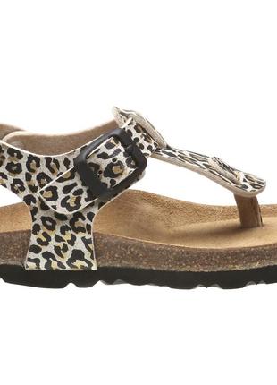Босоножки леопардовые для девочки 30-31 bata оригинал 6