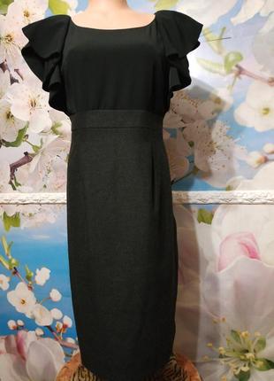 Очень элегатное платье сарафан стиль ретро макси 12р.