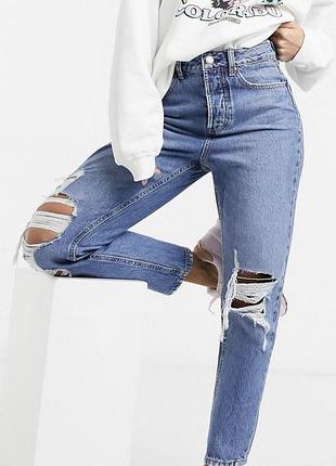 Джинсы mom fit
